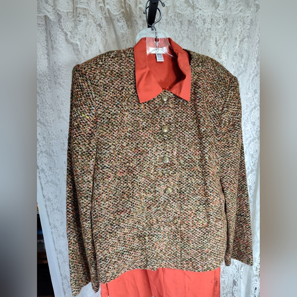 N Touch Brown Tweed Jacket NWOT